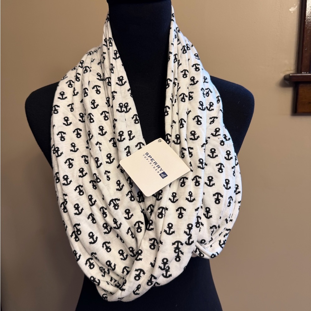 Sperry Infinity Scarf With Nautical Anchor Print